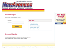 Tablet Screenshot of newavenues.rtopayments.com